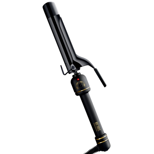 White Smoke Hot Tools Spring Curling Iron Black 1 1/2"