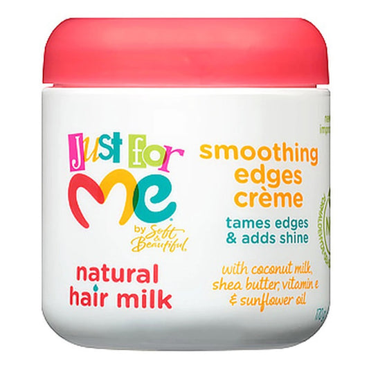 White Smoke JUST FOR ME Natural Hair Milk Smoothing Edges Creme (4oz)