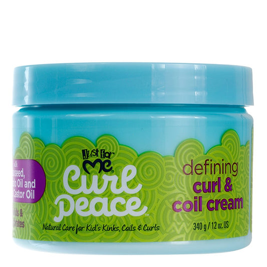 Medium Turquoise JUST FOR ME Curl Peace Defining Curl &amp; Coil Cream (12oz)