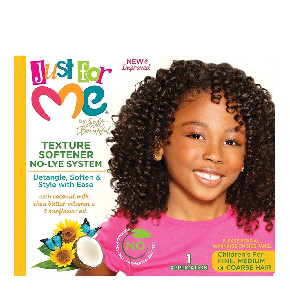 White Smoke JUST FOR ME No-Lye Conditioning Texture Softener Kit