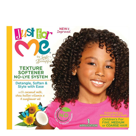 White Smoke JUST FOR ME No-Lye Conditioning Texture Softener Kit