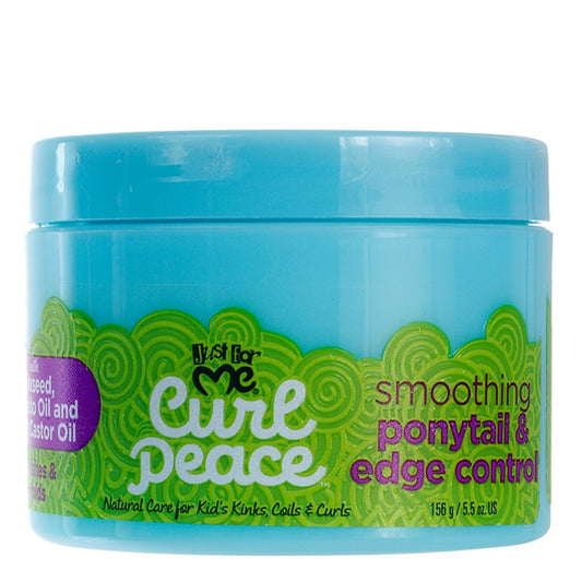 Light Sea Green JUST FOR ME Curl Peace Smoothing Ponytail &amp; Edge Control (5.5oz)