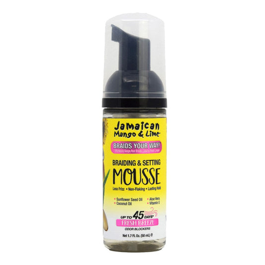 Lavender JAMAICAN MANGO &amp; LIME Braids Your Way Shine &amp; Molds Mousse