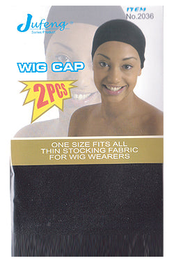 Jufeng Wig Cap (2 pcs) #2036 Beige -dz