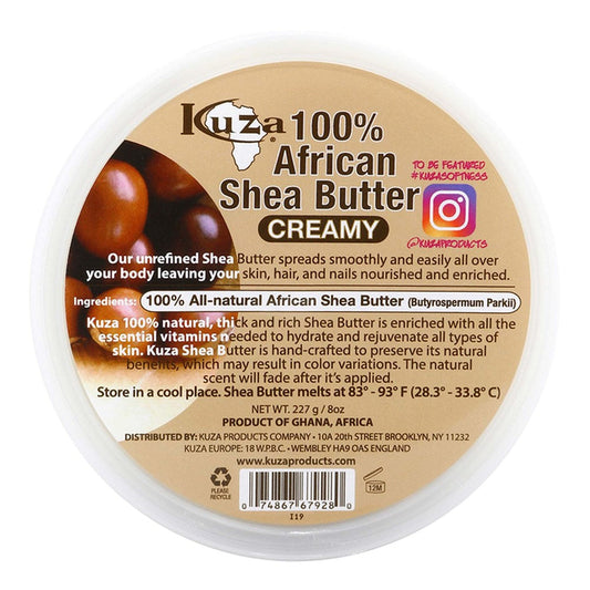 White Smoke KUZA 100% African Shea Butter White [Creamy]