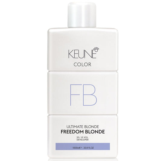 Lavender Keune Ultimate Blonde Freedom Blonde Developer 34oz
