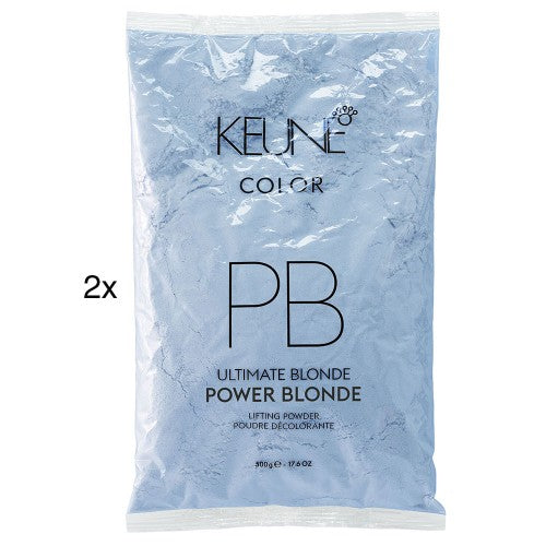 White Smoke Keune Power Blonde Lift Powder Refill 500g 2pk
