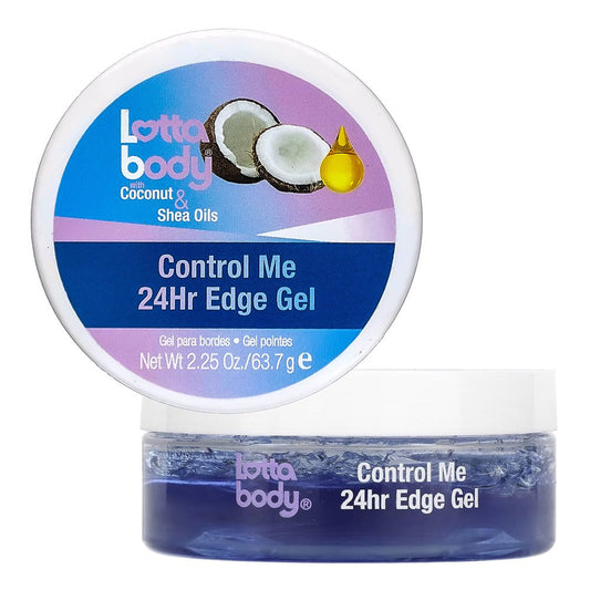 White Smoke LOTTABODY Coconut &amp; Shea Oils Control Me 24Hr Edge Gel (2.25oz)