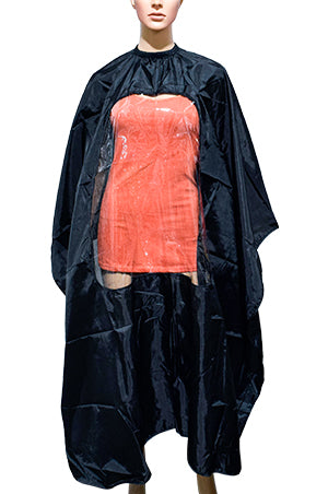 White Smoke Liz Cutting Cape #CP40939 (Black) -pc