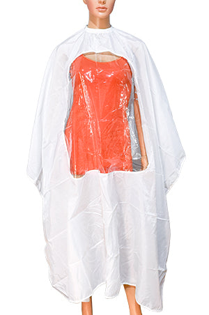 White Smoke Liz Cutting Cape #CP40939 (White) -pc