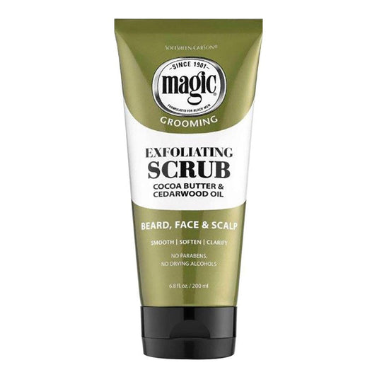 White Smoke MAGIC Grooming Exfoliating Scrub Cocoa Butter &amp; Cedarwood Oil (6.8oz)