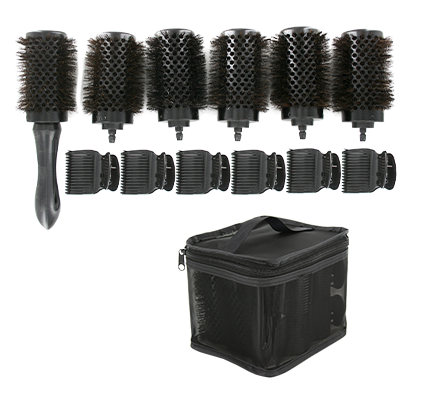 MAGIC GOLD Brush Set-Detachable handle thermal #BR69490SHK/42 -Set