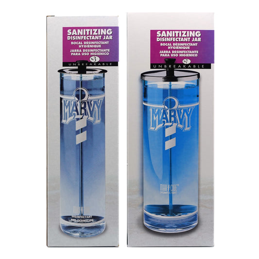 Gray MARVY Unbreakable Disinfectant Jar