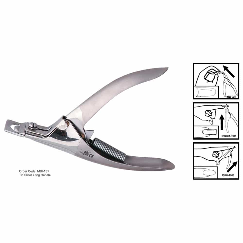 White Smoke MBI-131 Tip Slicer Long Handle W/Straight Blade