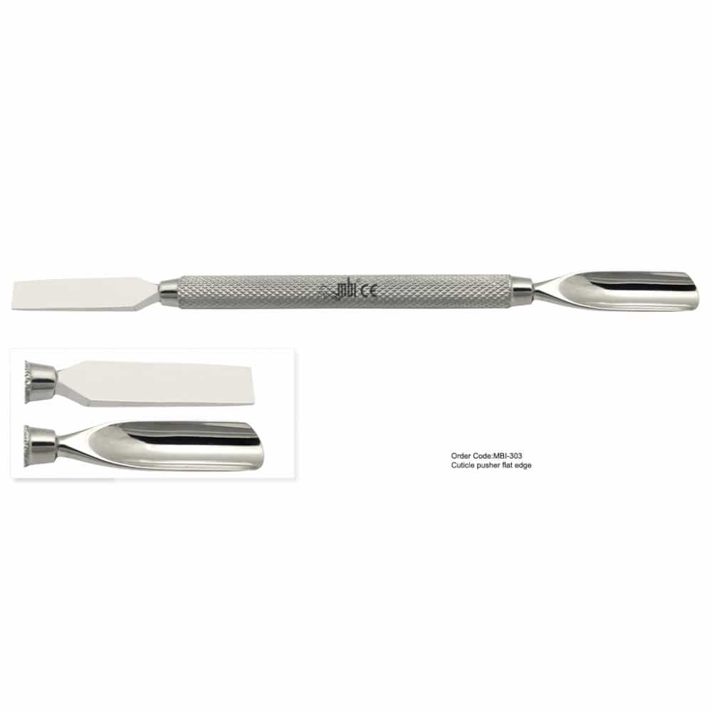 White Smoke MBI-303 Cuticle Pusher With Flat Edge