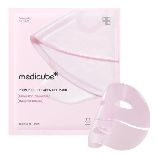 Misty Rose MEDICUBE PDRN PINK COLLAGEN GEL MASK (28gX4EA)