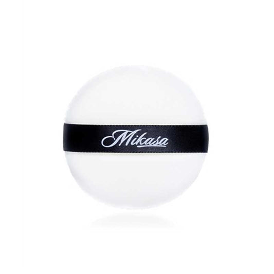 White Smoke Mikasa  Large Velour Puff
