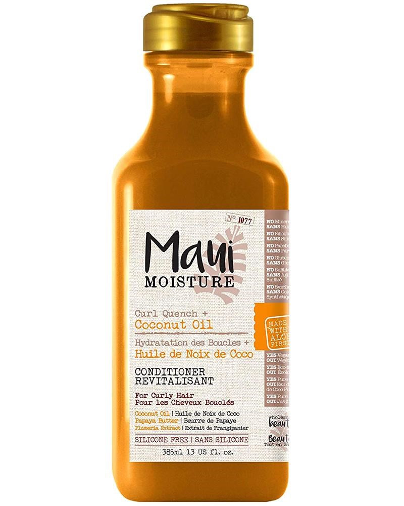 White Smoke MAUI MOISTURE Curl Quench Coconut Oil Conditioner (13oz)