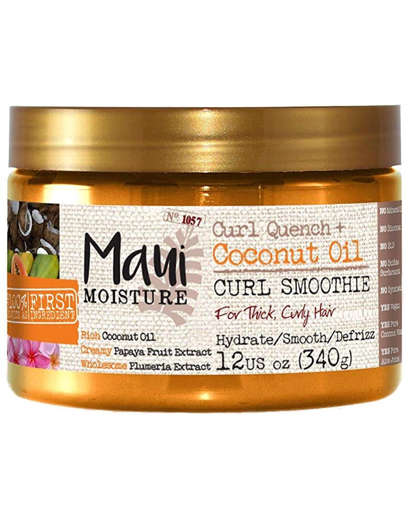 Antique White MAUI MOISTURE Curl Quench Coconut Oil Curl Smoothie (12oz)