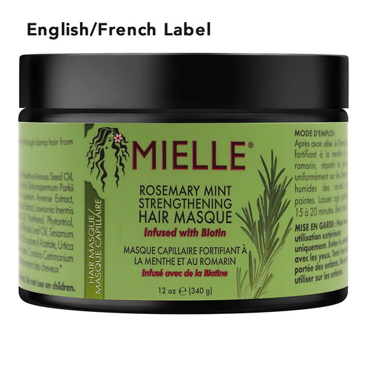 White Smoke MIELLE Rosemary Mint Strengthening Hair Masque (12oz)
