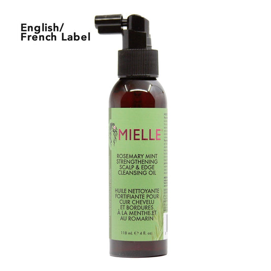 White Smoke MIELLE Rosemary Mint Strengthening Scalp &amp; Edge Cleansing Oil (4oz)