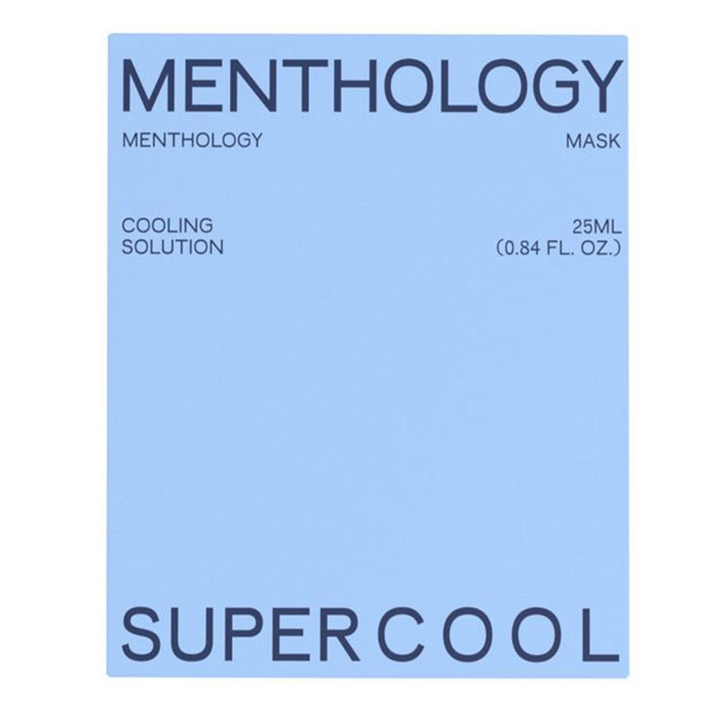 Light Blue MENTHOLOGY Super Cool Mask (5 sheets)