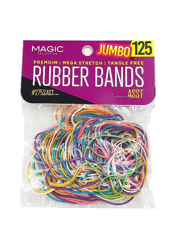Magic Rubber Band Jumbo 125 #2752Ast -dz