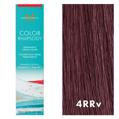 White Smoke Moroccanoil Color Rhapsody 4RRv/4.65 Medium Red Mahogany Brown 2oz