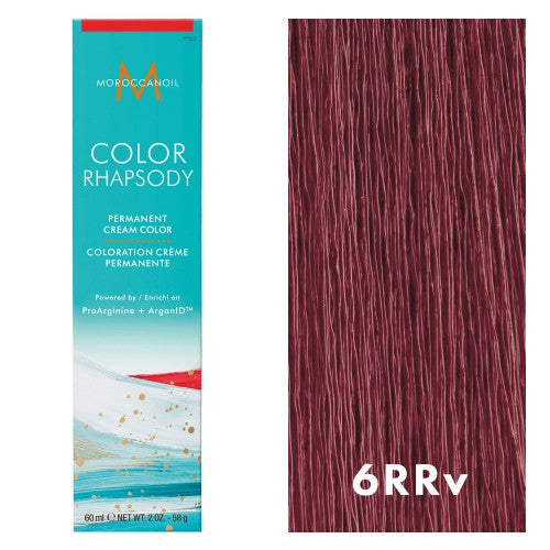 Saddle Brown Moroccanoil Color Rhapsody 6RRv/6.65 Dark Red Mahogany Blonde 2oz