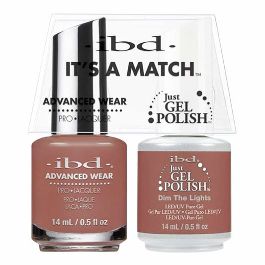 White Smoke IBD Just Gel Polish It's A Match - Dim The Lights