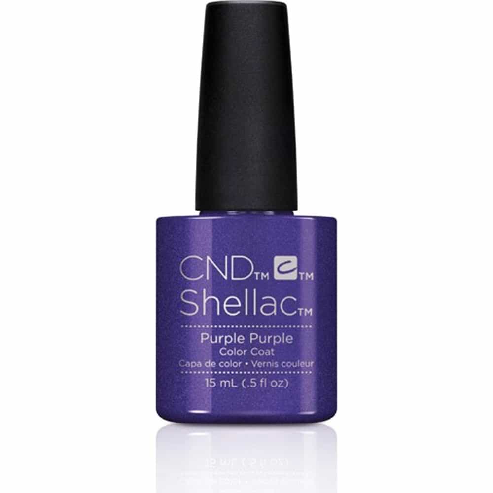 White Smoke CND Shellac Purple Purple 15ml/0.5 fl oz