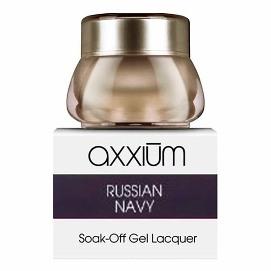 White Smoke OPI Axxium S/O Gel Lacq Russian Navy .21oz-6g AX415