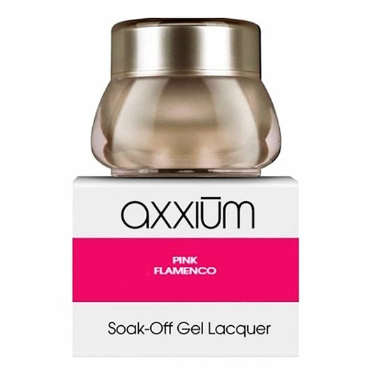 White Smoke OPI Axxium S/O Gel Lacq Pink Flamenco .21 oz - 6g AXE44