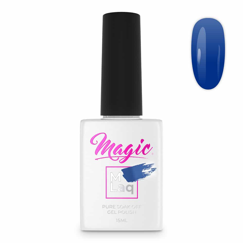 White Smoke Magic Gel Polish MLaq Strong Blue -