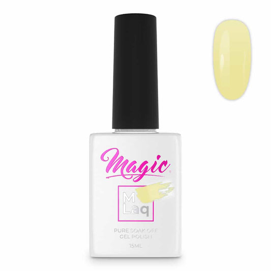 White Smoke Magic Gel Polish MLaq Celery Yellow -