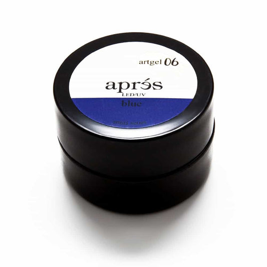 White Smoke Apres Art Gel LED/UV Artgel06 - Blue APAG-BLU