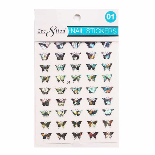 Misty Rose Cre8tion Nail Art Sticker Butterfly 01 1101-1109