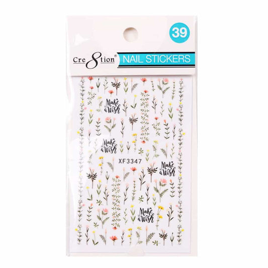 Misty Rose Cre8tion Nail Art Sticker Butterfly 39 1101-1170