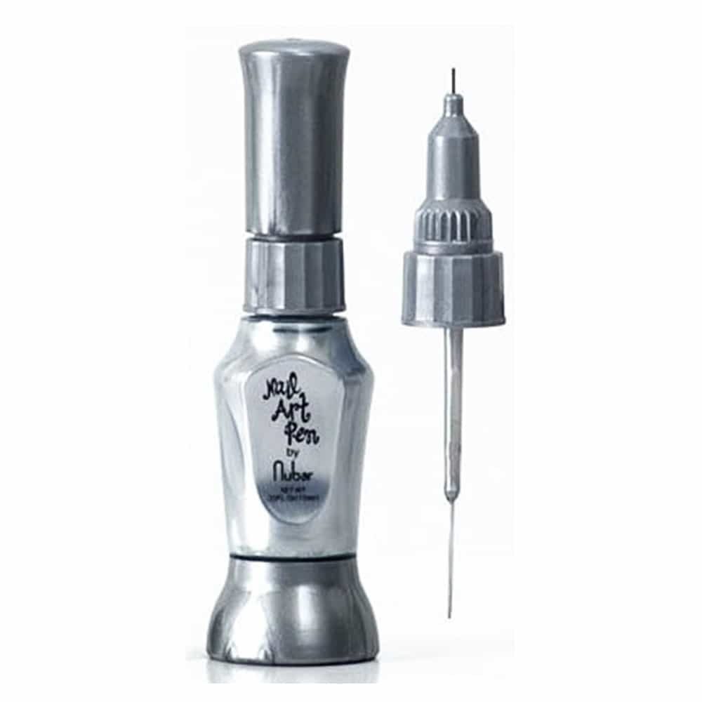 White Smoke Nubar Nail Art Pen Silver Frost NAP131