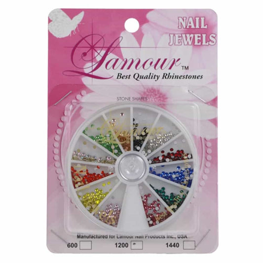 Gray Lamour Rhinestones Crystal 1200pcs - Multi Colors SS6