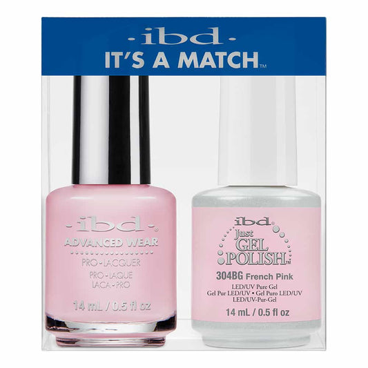 Lavender IBD Just Gel Polish It's A Match - French Pink 304BG/32918