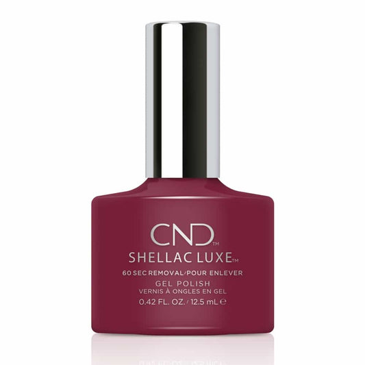 White Smoke CND Shellac Luxe Rouge Rite 0.42 fl oz