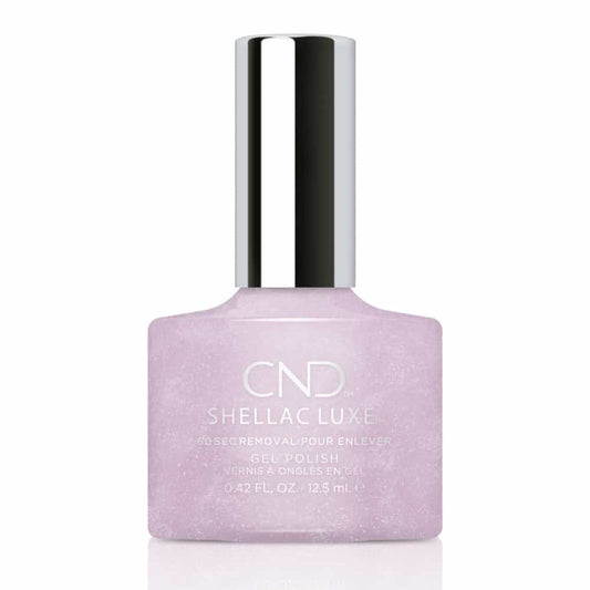 White Smoke CND Shellac Luxe Lavender Lace 0.42 fl oz
