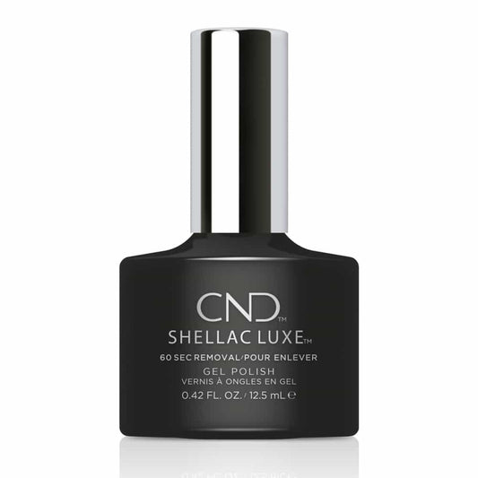 White Smoke CND Shellac Luxe Black Pool 0.42 fl oz