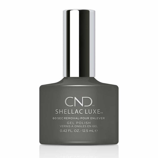 White Smoke CND Shellac Luxe Silhouette 0.42 fl oz