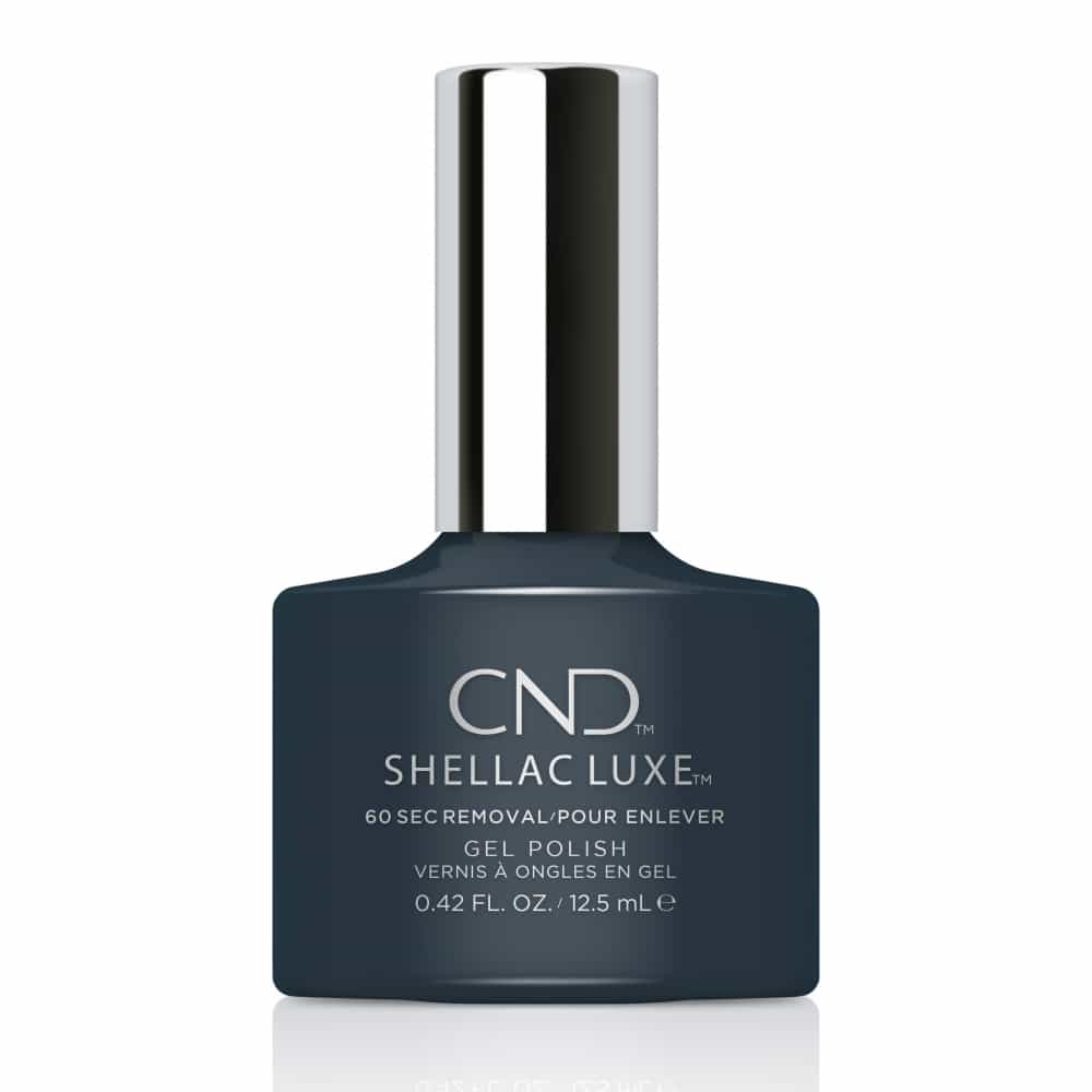 White Smoke CND Shellac Luxe Indigo Frock 0.42 fl oz
