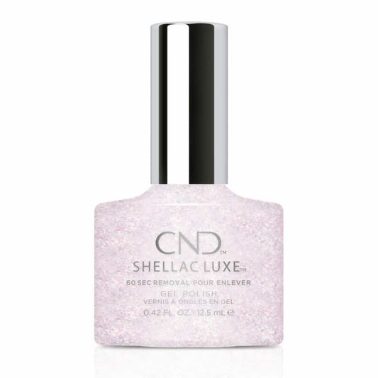 White Smoke CND Shellac Luxe Ice Bar 0.42 fl oz