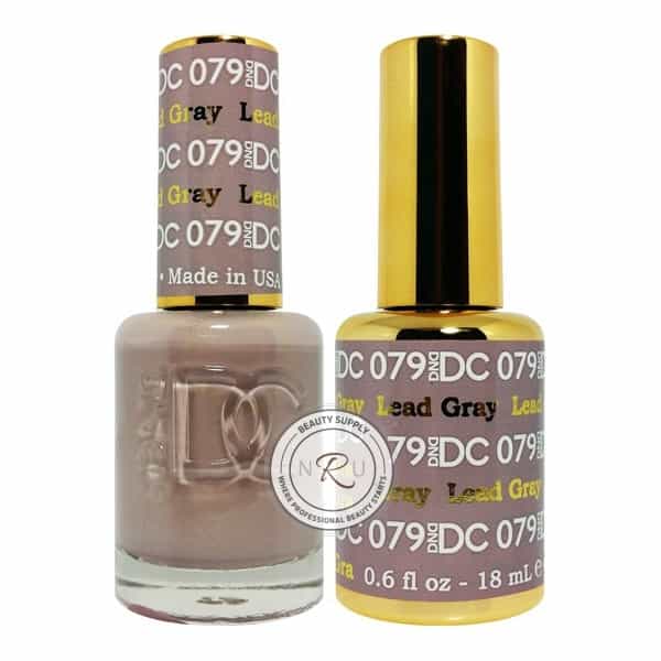 White Smoke Daisy Soak Off Gel - Lead Gray - DC079