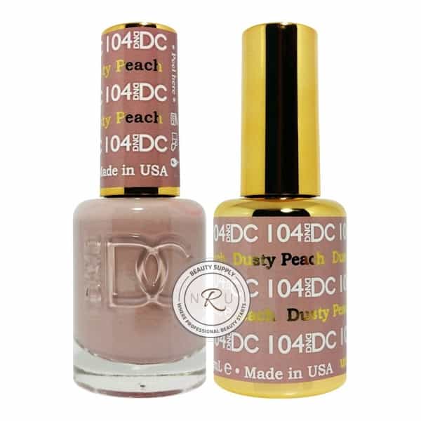 White Smoke Daisy Soak Off Gel - Dusty Peach - DC104