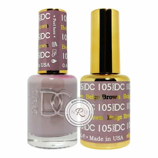 White Smoke Daisy Soak Off Gel - Beige Brown - DC105